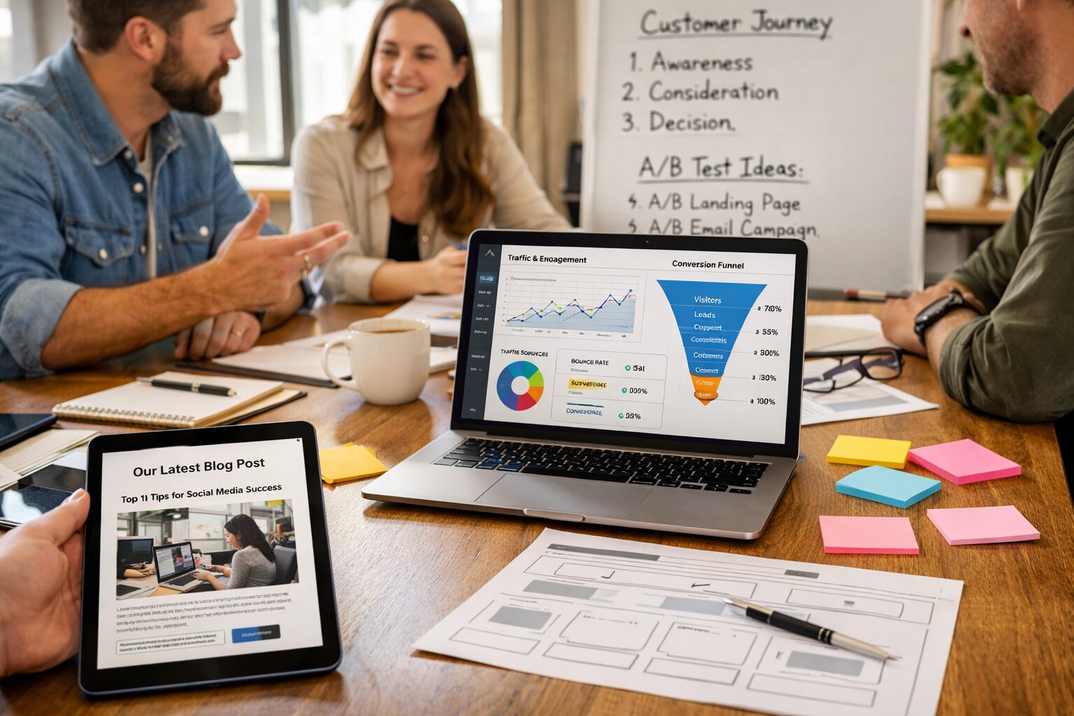 How to Turn Website Traffic into New Customers